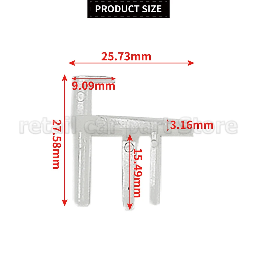 5 x Pairs For Seitz Dometic Flyscreen / Caravan Window Blind End Clips 5 L/H & R/H SP04Z
