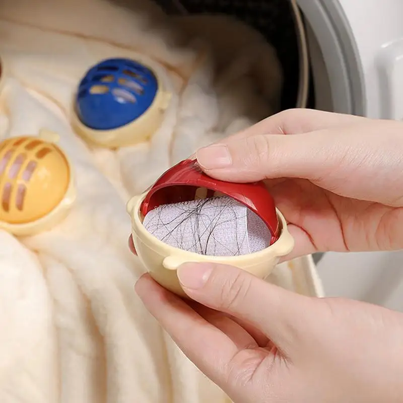 Reusable Pet Hair Remover Lint Hair Catcher Washer Dirty Collection Cleaning Tools Anti Limescale Ball Floating Filter pet hair remover