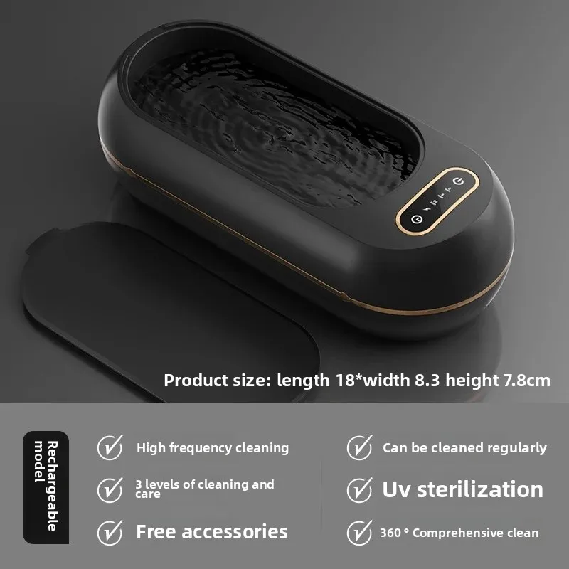Small home ultrasonic cleaning machine, jewelry and glasses cleaning device, multi-function from mainland China