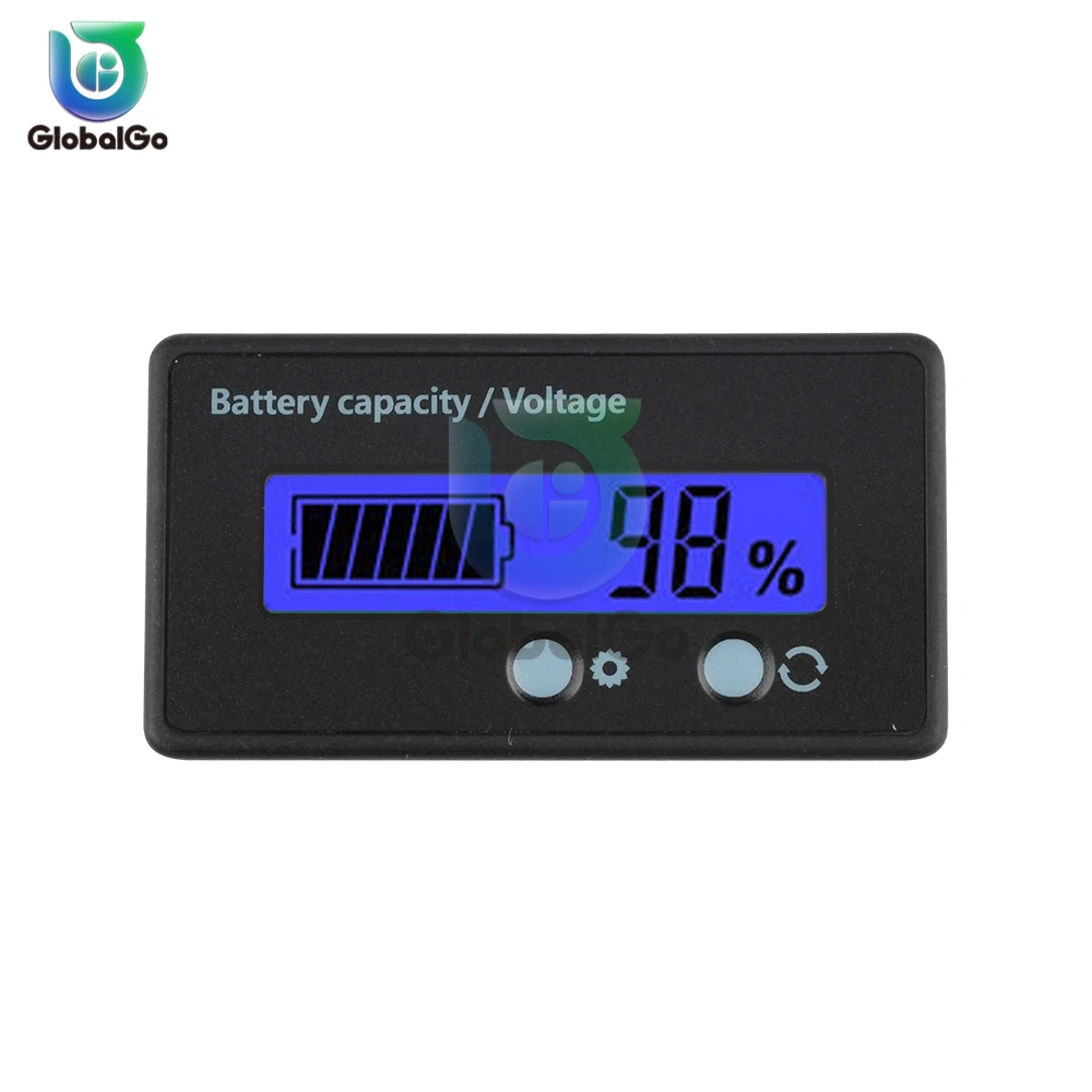 Lithium Battery Capacity Indicator 6-73V LCD Acid Lead Lithium Battery Tester Voltmeter Voltage Tester Battery tester Lithium battery tester Voltage tester