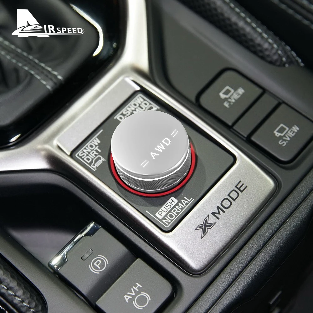 Knob for Subaru Forester XV 2018 2019 2020 2021 2022 Accessories Car Air  Conditioner Ring Gear Shift Switch Cover Interior Trim