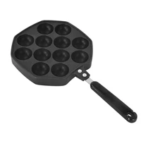 Baking Tray Bakeware Tools 12 Cavities Household Takoyaki Maker Octopus Balls Grill Pan Baking Tools Machine 1