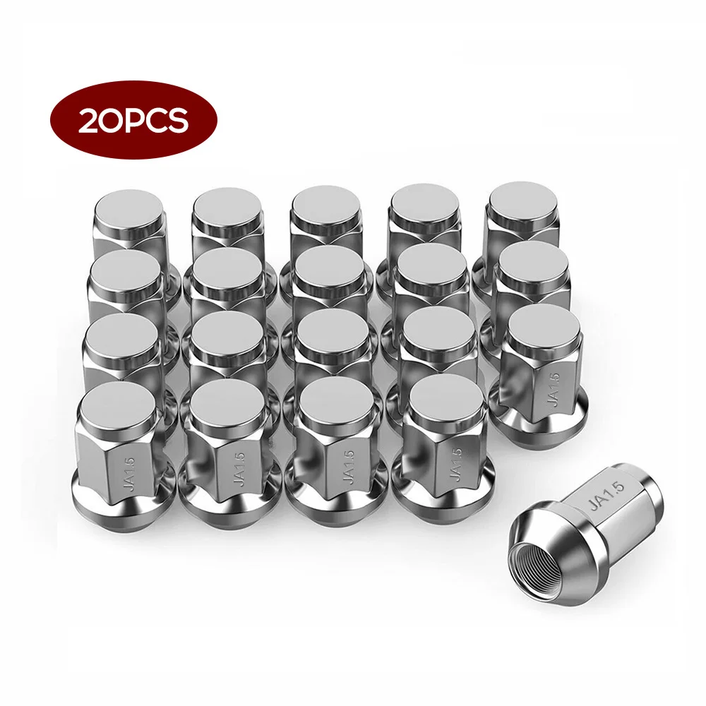 Tuercas de 20 piezas para coche recambio de tuerca de rueda cromada tuercas-de-20-piezas-para-coche-recambio-de-tuerca-de-rueda-cromada