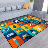 Game Rug Game Controller Teen Boys Playing Carpet Boy’s Bedroom Living Room Playroom Children Gaming Non-Slip Floor Mat 2