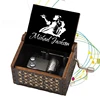 Theme Music Box Christmas Character Anime Movie Boy Toy Hand Crank Decoration Cartoon Wooden Jewelry Holiday Birthday Gift 4