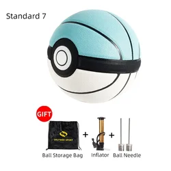 Premium Quality Standard Number 7 Basketball - Ideal for Indoor & Outdoor Play, Training & Matches, Perfect Gift for All Ages (B - Blue)
