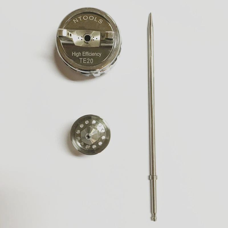 Spritzpistolen-Düse 1,3/1,8mm Nadel und Düsenkappe T110/TE20 Kit Luftfarbspritzpistolen-Ersatzteile