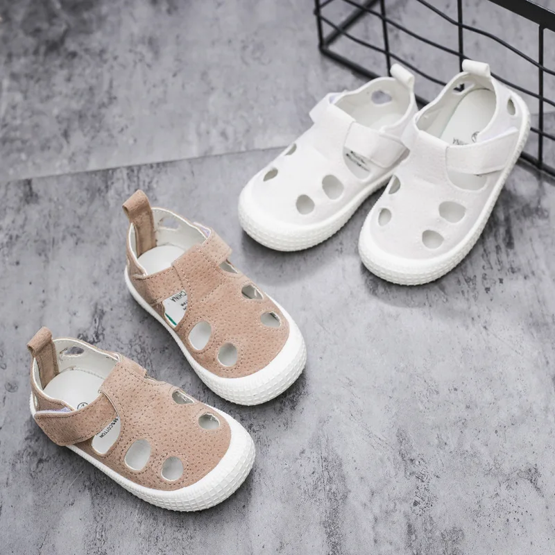 Kinder Sandalen Zomer Meisjes Jongens Uitgesneden Sneakers Ademende Kinderen Sportschoenen Gesloten Teen Baby Peuters Strand Sandalias Flats