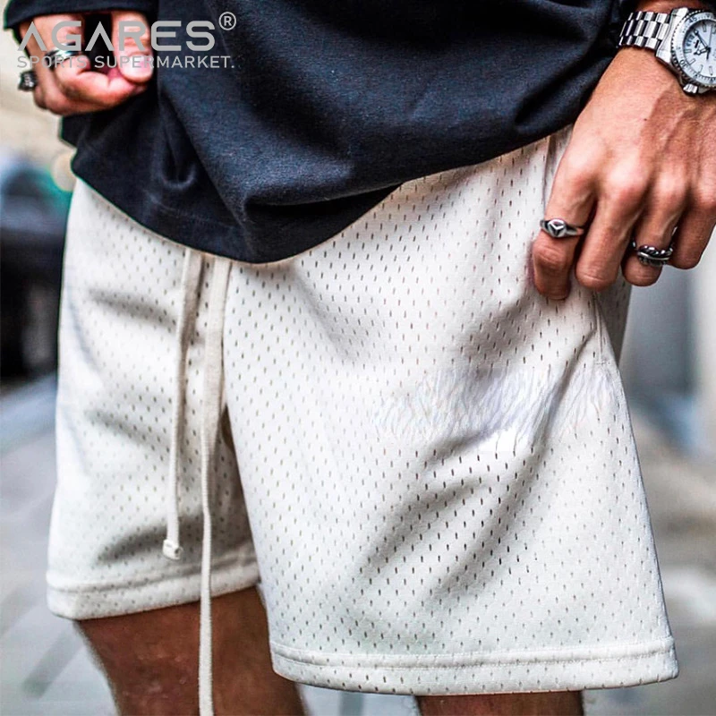 

New Summer Men shorts Fitness Bodybuilding shorts Mens Mesh Breathable Quick Drying Fashion Casual Joggers Sportswear