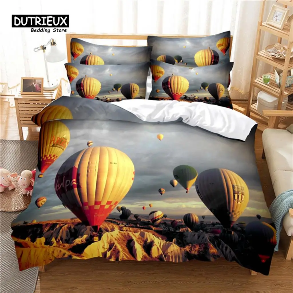 

Beautiful Scenery Bedding Set, 3Pcs Duvet Cover Set, Soft Comfortable Breathable Duvet Cover, For Bedroom Guest Room Decor