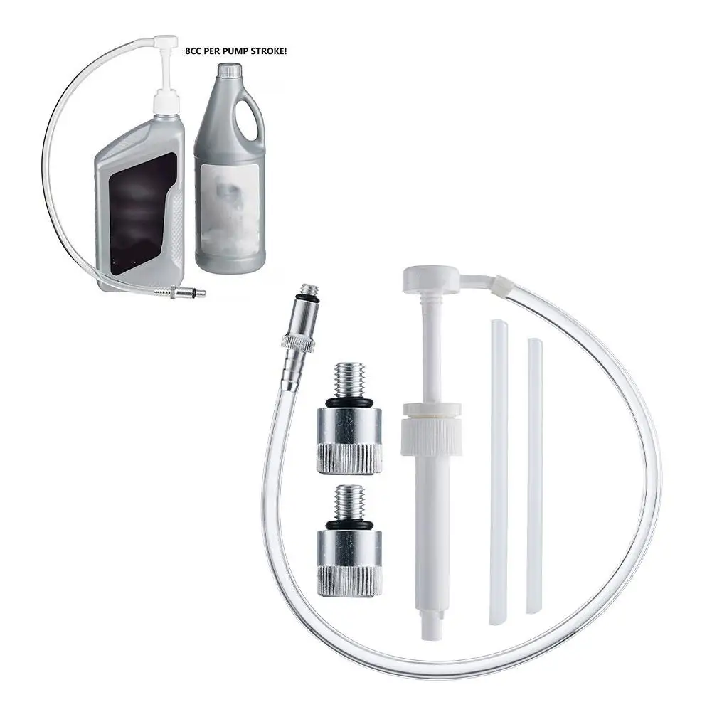 Lower Unit Gear Oil Pump With 3/8" Metal Swivel Head For Standard Quart Bottles For Most Marine Boat Outboard Motors