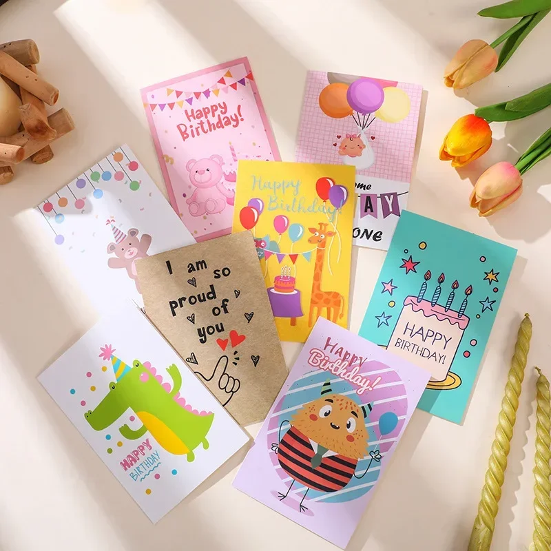 Thank You Card Party Invitation Cards Wedding Birthday Festival Blessing Card DIY Gift Cards 40Pcs