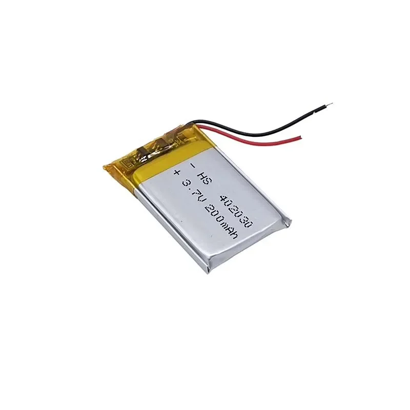 

3.7V 200mAh 402030 042030 Lipo Polymer Lithium Rechargeable Li-ion Battery Cells for GPS Smart Phone Bluetooth Headset Battery