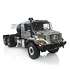 JDM 157 1/14 Metal 6*6 RC Off-road Truck Model W/ Differential Axle Remote Control Climbing Trailer Adults Toys TH17202-SMT8 1