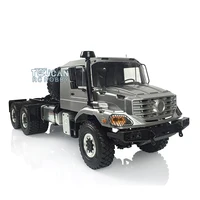 JDM 157 1/14 Metal 6*6 RC Off-road Truck Model W/ Differential Axle Remote Control Climbing Trailer Adults Toys TH17202-SMT8 1