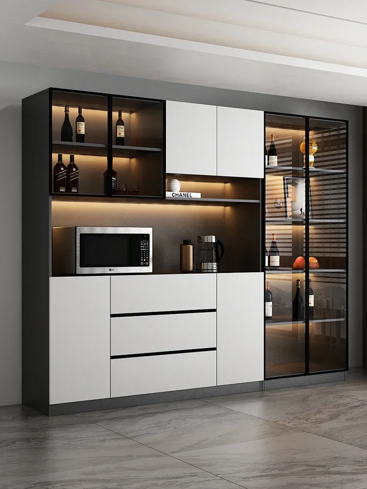 Kitchen Storage Wine Cabinet High Home Wall Living Room Wine Cabinet Simplicity Luxury Botellero Vino European Furniture QF50JG