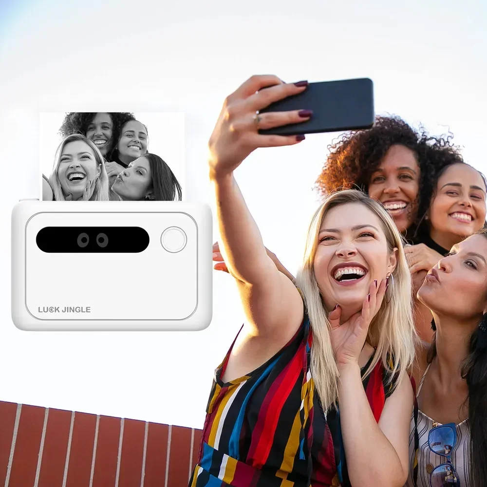 GlowMart80mm Portable Thermal Printer Mini Photo For Mobile Android iOS Phone 3 inch Pocket Machine L3