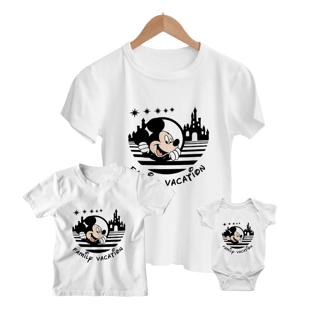 Disney-camisetas familiares con estampado de Mickey Y AMIGOS para mujer,  ropa de viaje de Disneyland a la moda, 2023, envío gratis - AliExpress
