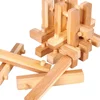 Bamboo Kong Ming Lock Kids Puzzle Toys Kong Ming Ball 3D Disassembly Toy Luban Lock Space Logic Training Loop-solving Props Gift 5