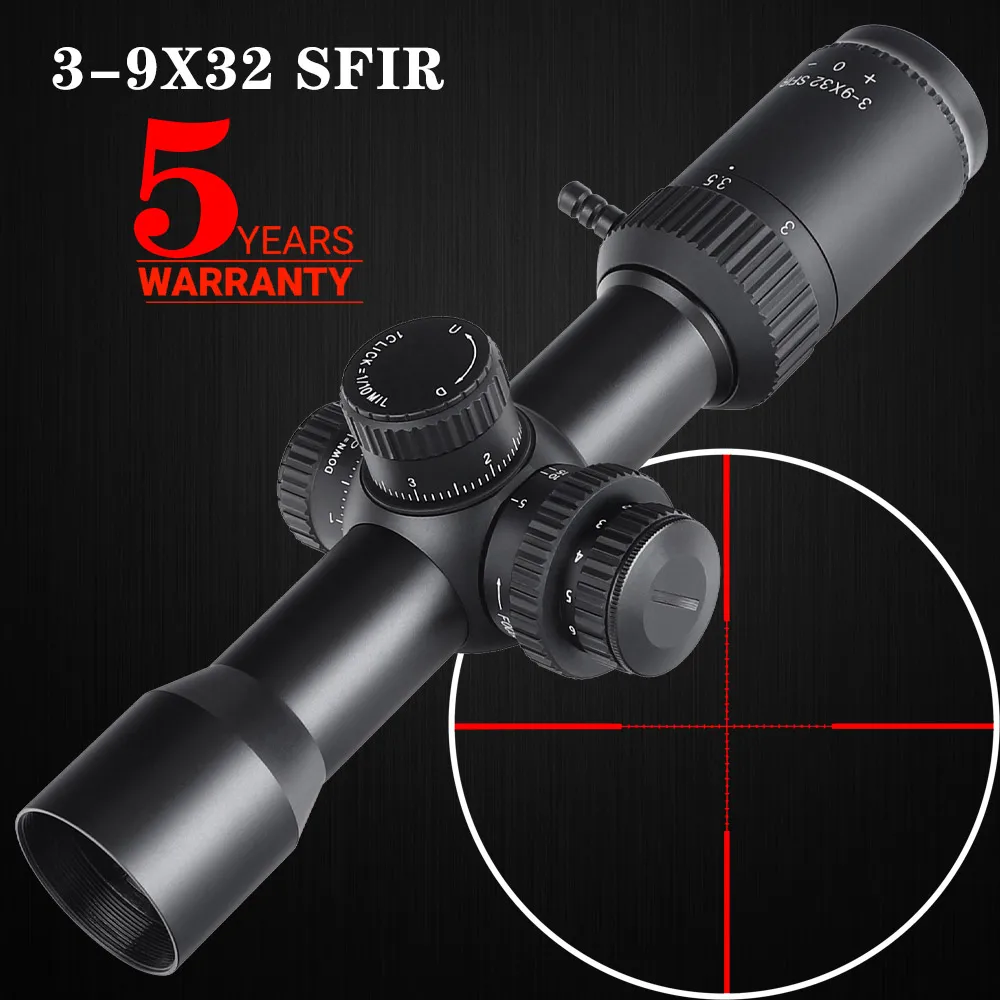 

Ohhunt 3-9X32SFIR охотничий прицел, полумил точечный светящийся провод, сетка, оптика, прицел с блокировкой