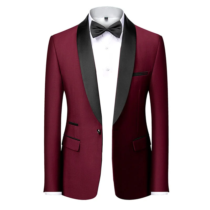 Men Suits Jackets Men Skinny Terno Masculino Formal Slim Fit Tuxedo Prom Suit / Male Groom Wedding Blazers High Quality Dress Jacket Coat
