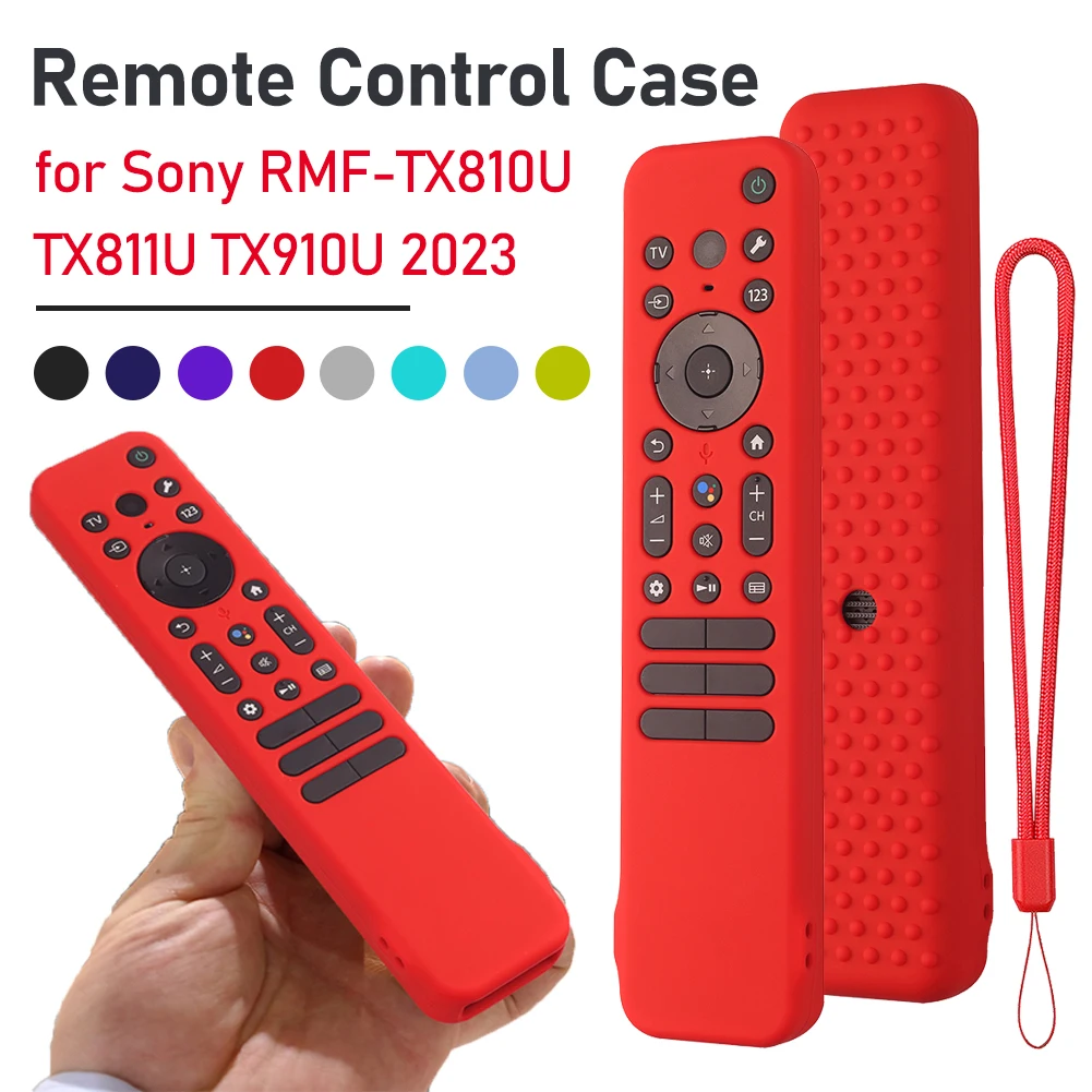 Protective Silicone Remote Cover for Sony RMF-TX810U TX811U TX910U Remote Control Sleeve Cover Smart TV Accessories