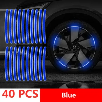 Car Wheel Hub & Door Handle Reflective Safety Stickers 1