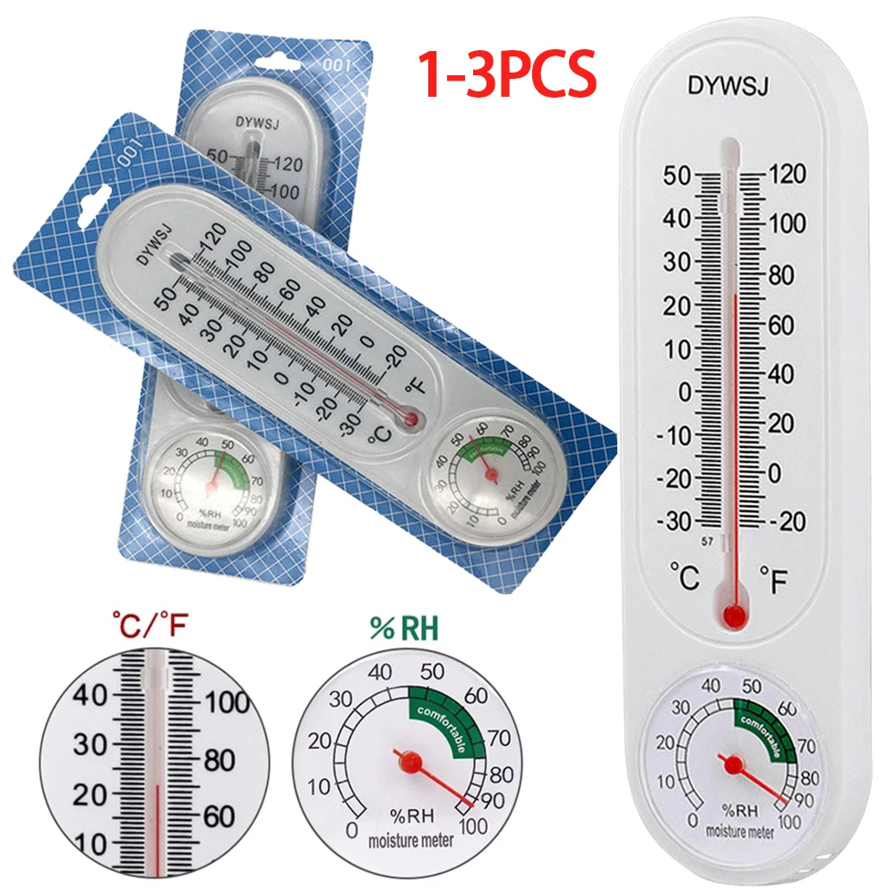 Breeding Thermometer Wall Hanging Thermometer Humidity Meter Hygrometer