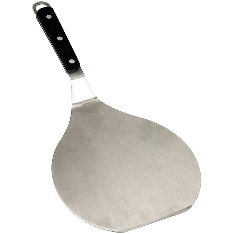 Extra-Large Stainless Steel Wide Spatula Turner with Strong Wooden Handle -  Dishwasher Safe Pizza Peel Kitchen