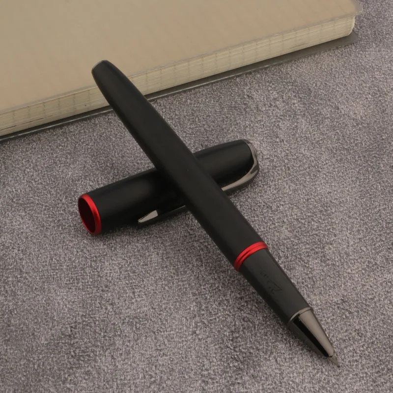 

Перьевая ручка Pimio 916 матовая черная пистолет серый красный F Nib канцелярские принадлежности для офиса и школы чернильные ручки