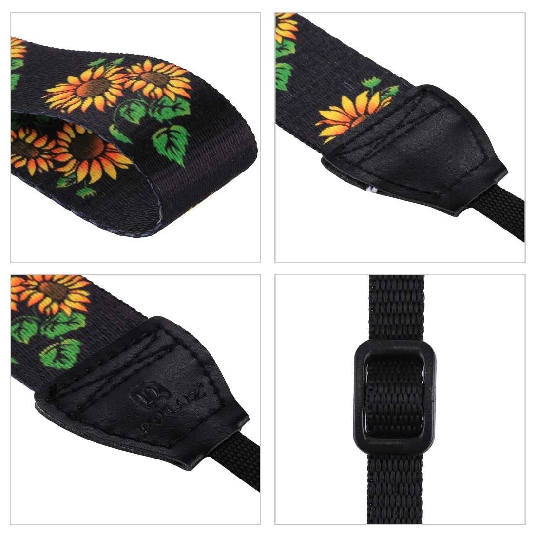 PULUZ Retro Ethnic Style Multi-color Series Sunflower Shoulder Neck Strap Camera Strap for SLR / DSLR Cameras