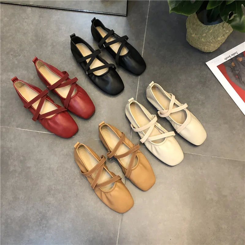 Fashionable Flat Bottom French Small Red Ballet Shoes 2023 New Spring and Autumn Casual Women's Shoes with Shallow Mouth 2