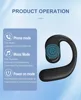 Bluetooth 5.4 Business Earphone Wireless Single Headphone with HD Mic Ear Hook HiFi Stereo Music Earbud for Xiaomi Samsung Phone 4