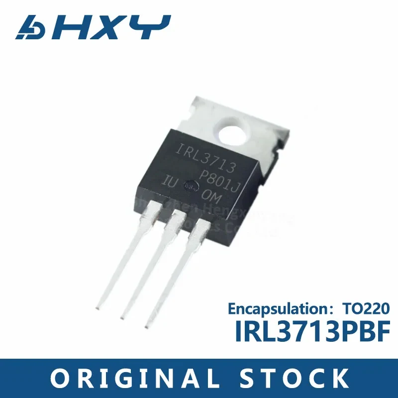 Reland Sun 10 Pezzi IRL3103 IRL3103PBF – Transistor MOSFET N-Channel TO-220, 30V 64A, L3103