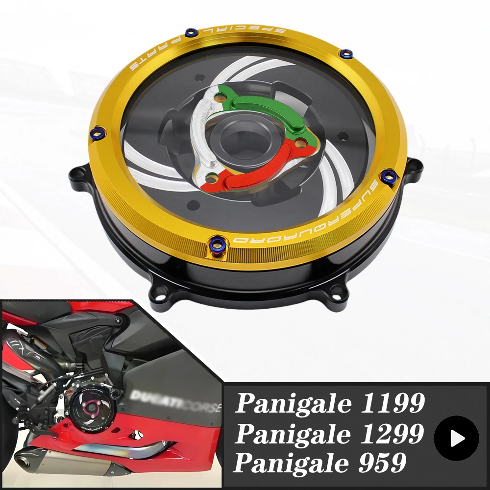 クリアクラッチカバー　Panigale、パニガーレ1299、959 ドゥカティパニガーレ959 1199 1299 r/s 955 v2 2020-2024 1299