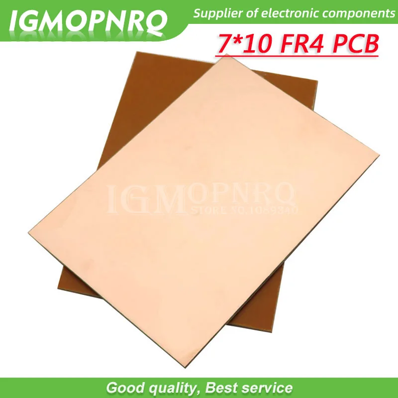Prototype PCB Board 5pcs FR4 PCB 7x10cm Single Side Copper Clad plate DIY PCB Kit Laminate Circuit Board