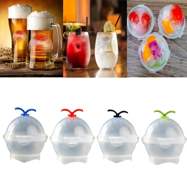 New 5CM Round Ball Ice Cube Mold DIY Ice Cream Maker Plastic Ice Mould  Whiskey Ice Tray for Bar Tool Kitchen Gadget Accessories - AliExpress