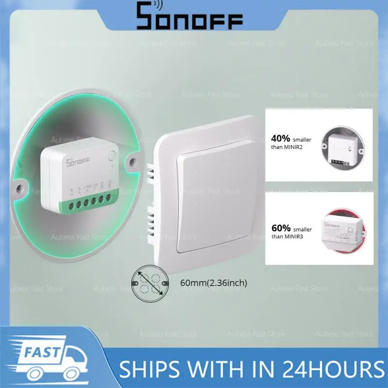 SONOFF MINIR4M MINI Extreme WiFi 스마트 홈 스위치 eWeLink 음성 제어를 통해 릴레이 문제 분리 Alexa Google 홈