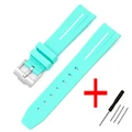 Cyan white line