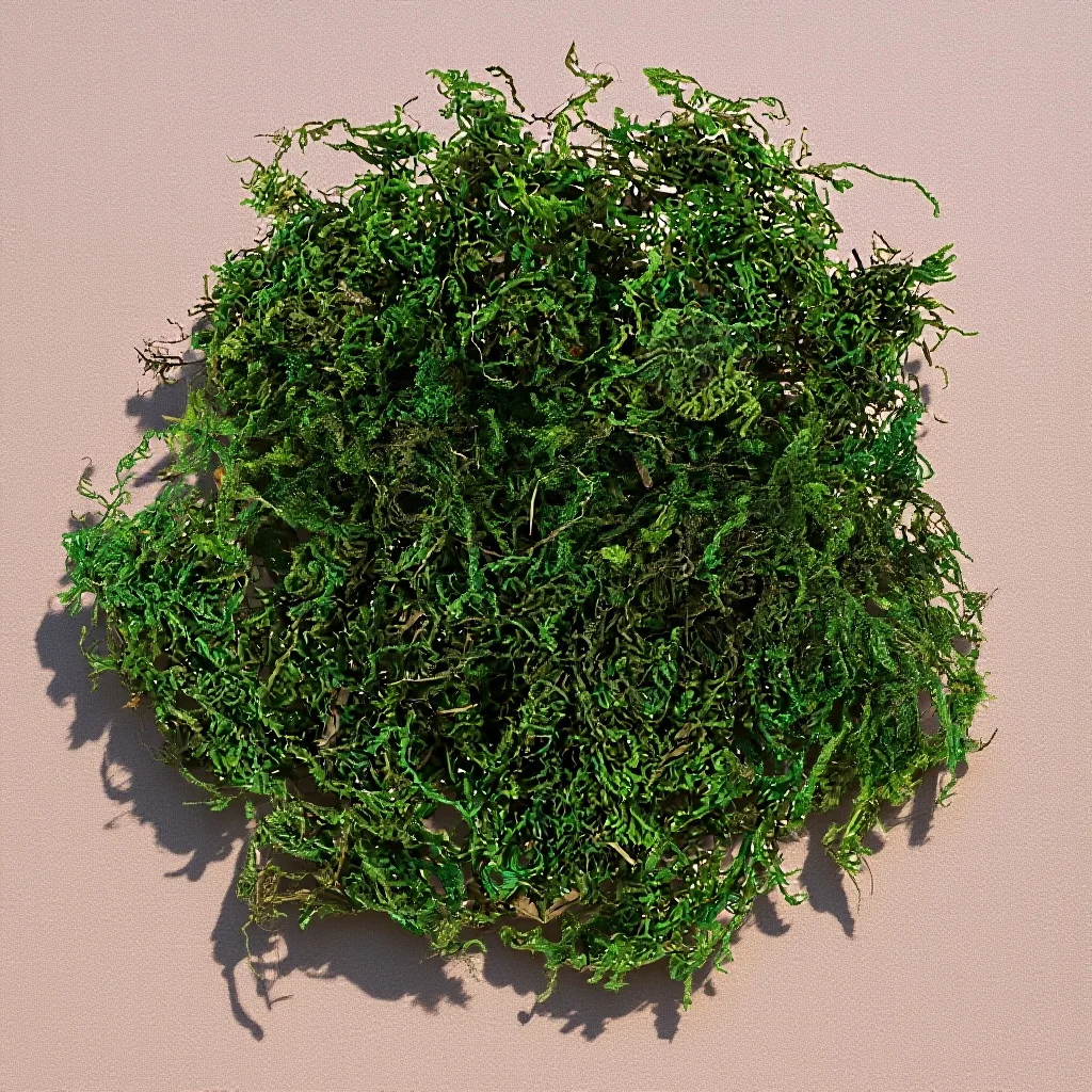 Dekoratives Moos zum Basteln, künstliche grüne Fälschung für Topfpflanzen, Terrarium, Bonsai, Gartendekoration, Torfstange, Herzstück, 20 g