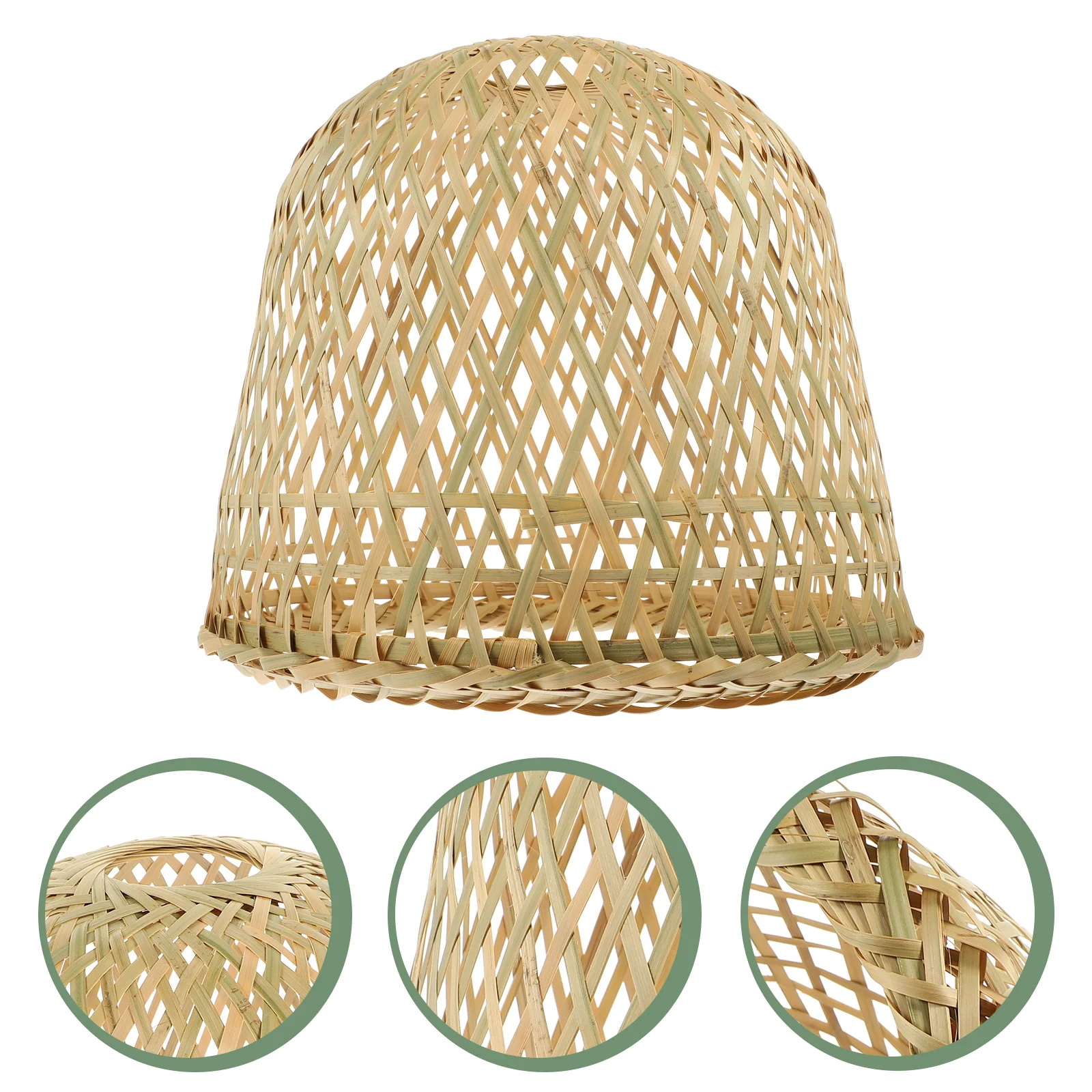 Shade Lamp Lampshade Light Rattan Ceiling Cover Chandelier Floor Hanging Pendant Shades Lighting Wicker Table Bulb