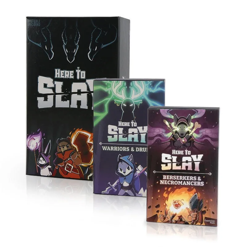 Collezione di Giochi di Strategia Unstable Games Slay Sleigh Fighting Vs. English Card Here to Sleigh Card Games