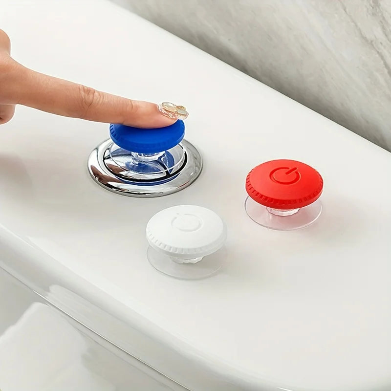 Toilettenspülknopf, an der Tür montierter Griff zur Vermeidung von Fingerverletzungen, praktisch für Frauen mit langen Nägeln zum Bedienen des Spülmechanismus. – Detail 5