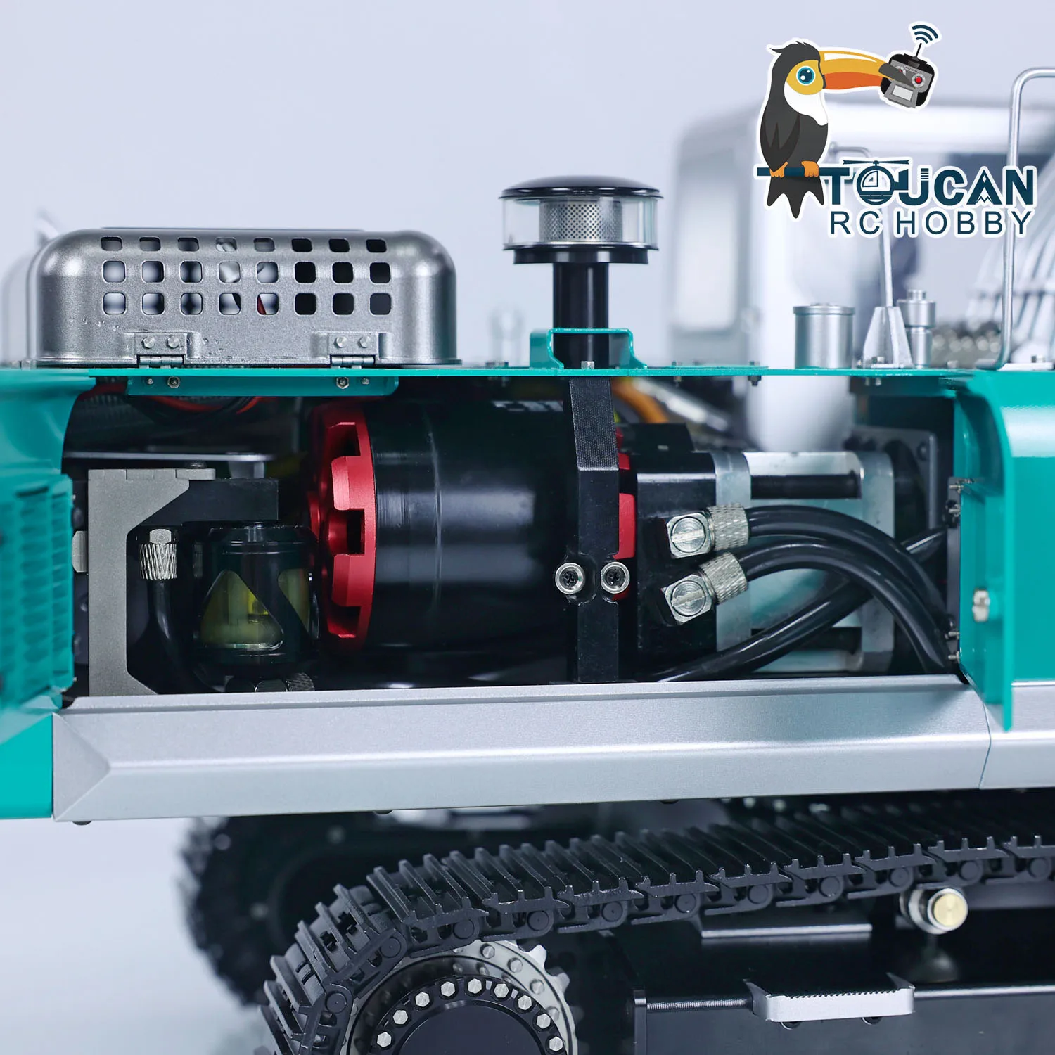 RTR LESU PC360 RC Hydraulic Excavator 1/14 Metal PL18EV Lite Remote Control Digger Model Smoke Unit Lights Sounds Toy THZH1706 6