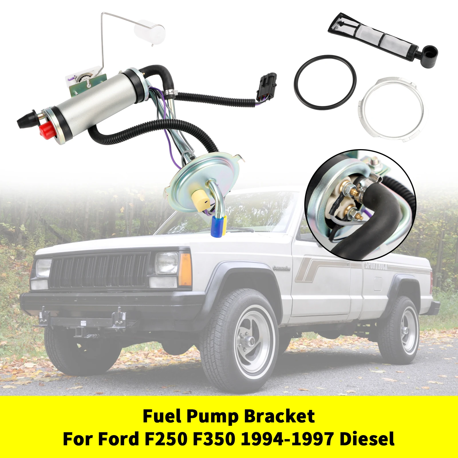 Artudatech Gas Tank Sending Unit w/ F.I. w/ the Fuel Pump Fit Jeep Comanche MJ 1987-1990
