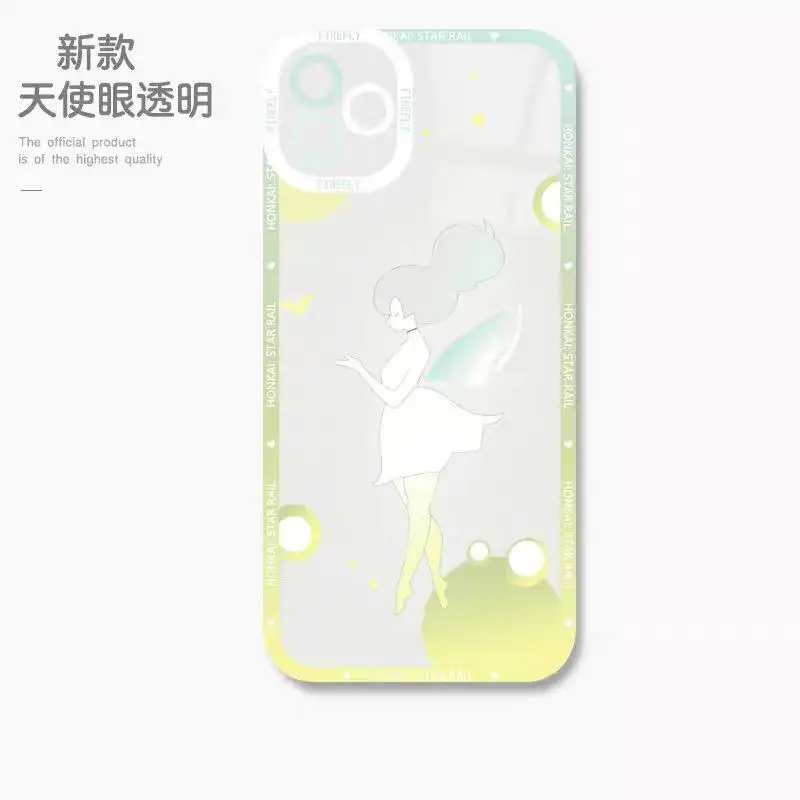 Soft Firefly Silicone Case with Honkai Star Rail Design