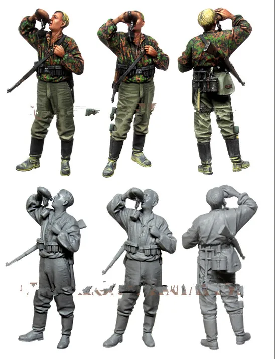 1/35 수지 피규어 모델 키트, 조립되지 않은 미도색 E174