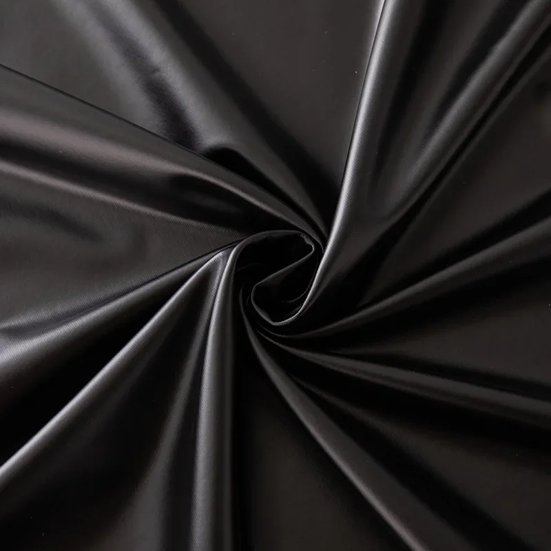 Waterproof PU Knit Base Layer 527 Dull Leather Surface For Sweat Clothes Artificial Leather Pants Fabric Dynamic