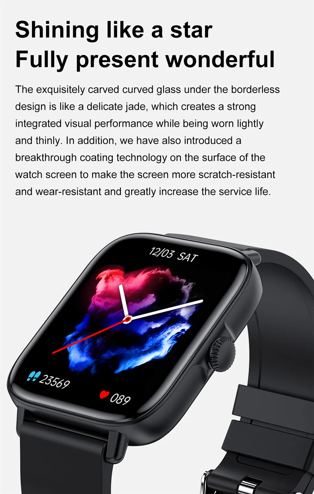 T46S Men's Smart Watch Sports Fitness Tracker Bluetooth 5.0 Call Watch Heart Rate Blood Pressure Monitoring Waterproof Bracelet