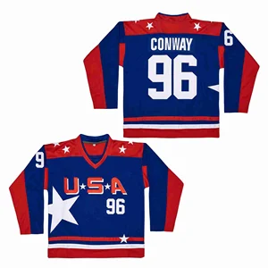 Vimost Ireland Black Design Ice Hockey Jersey Personal Name Number  Customization Sublimated Hockey Wear Clover